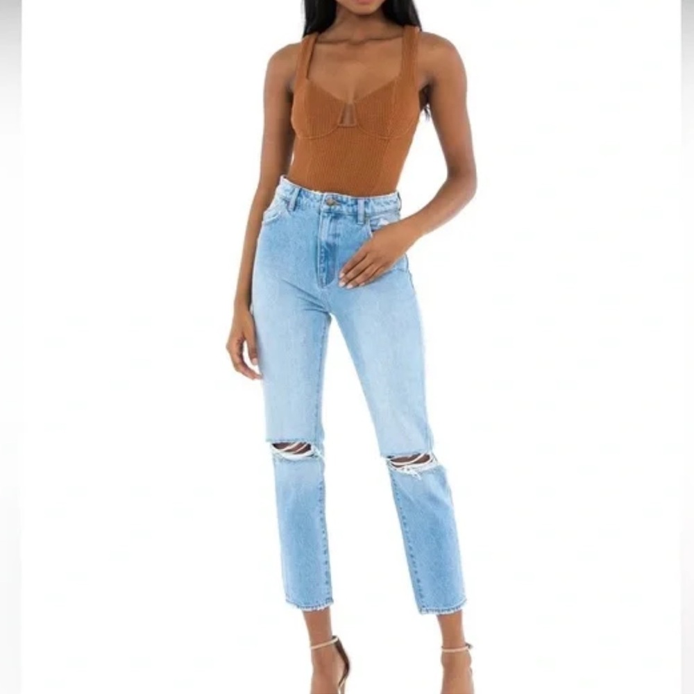 ROLLA'S Light Blue Jeans Dusters High Rise Slim